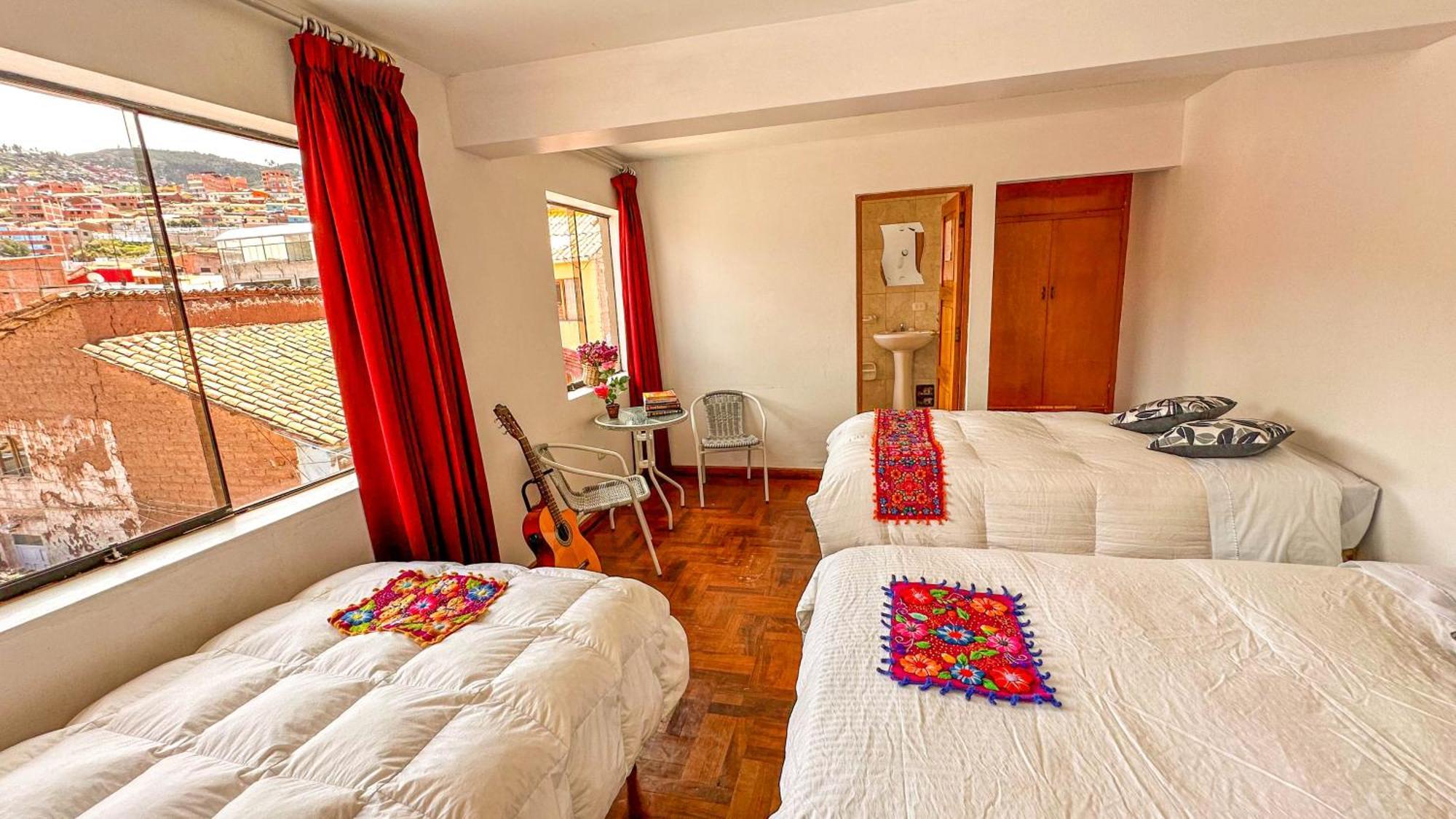 Apart Hotel De Alegria Cusco Bagian luar foto