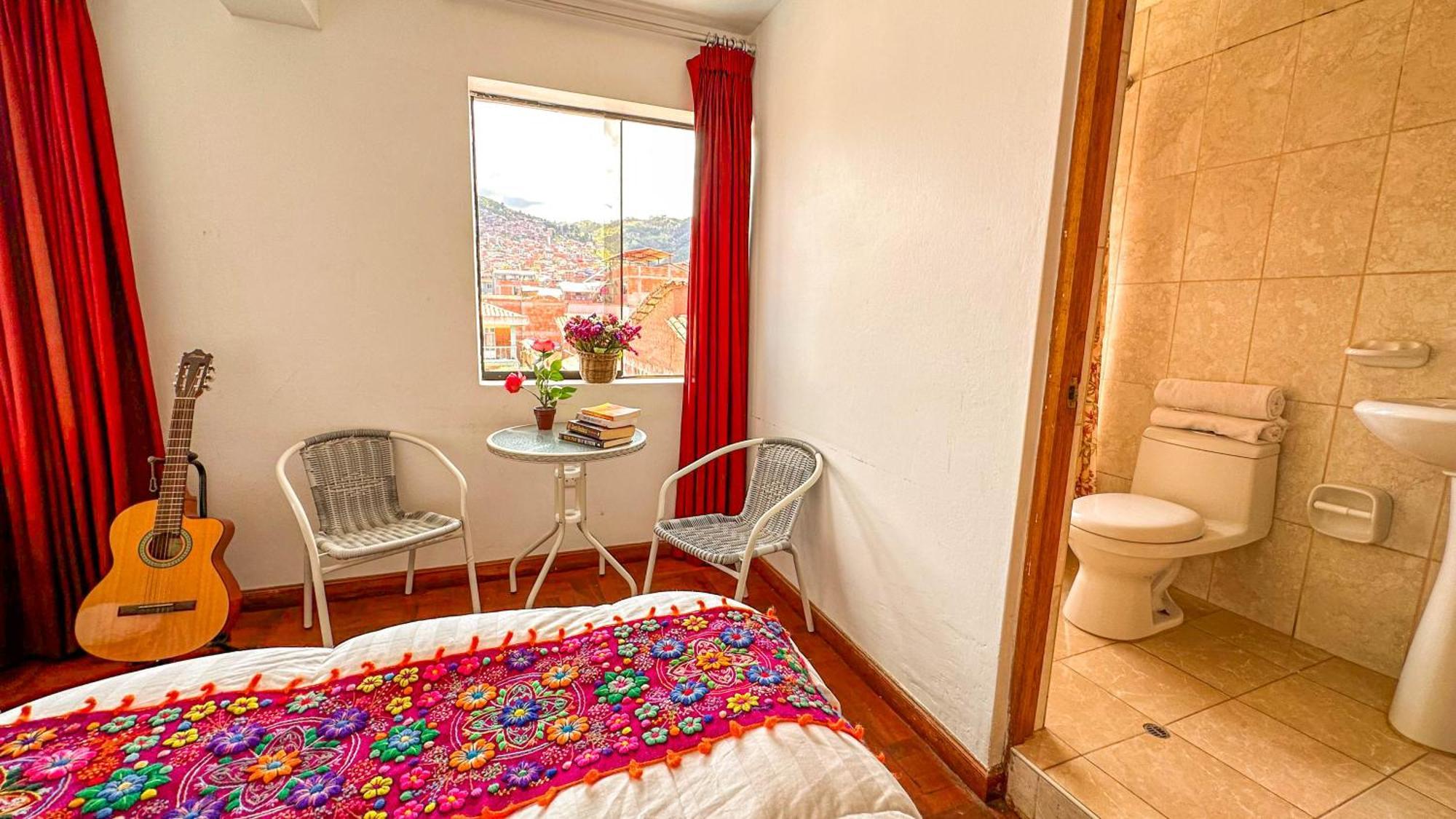 Apart Hotel De Alegria Cusco Bagian luar foto