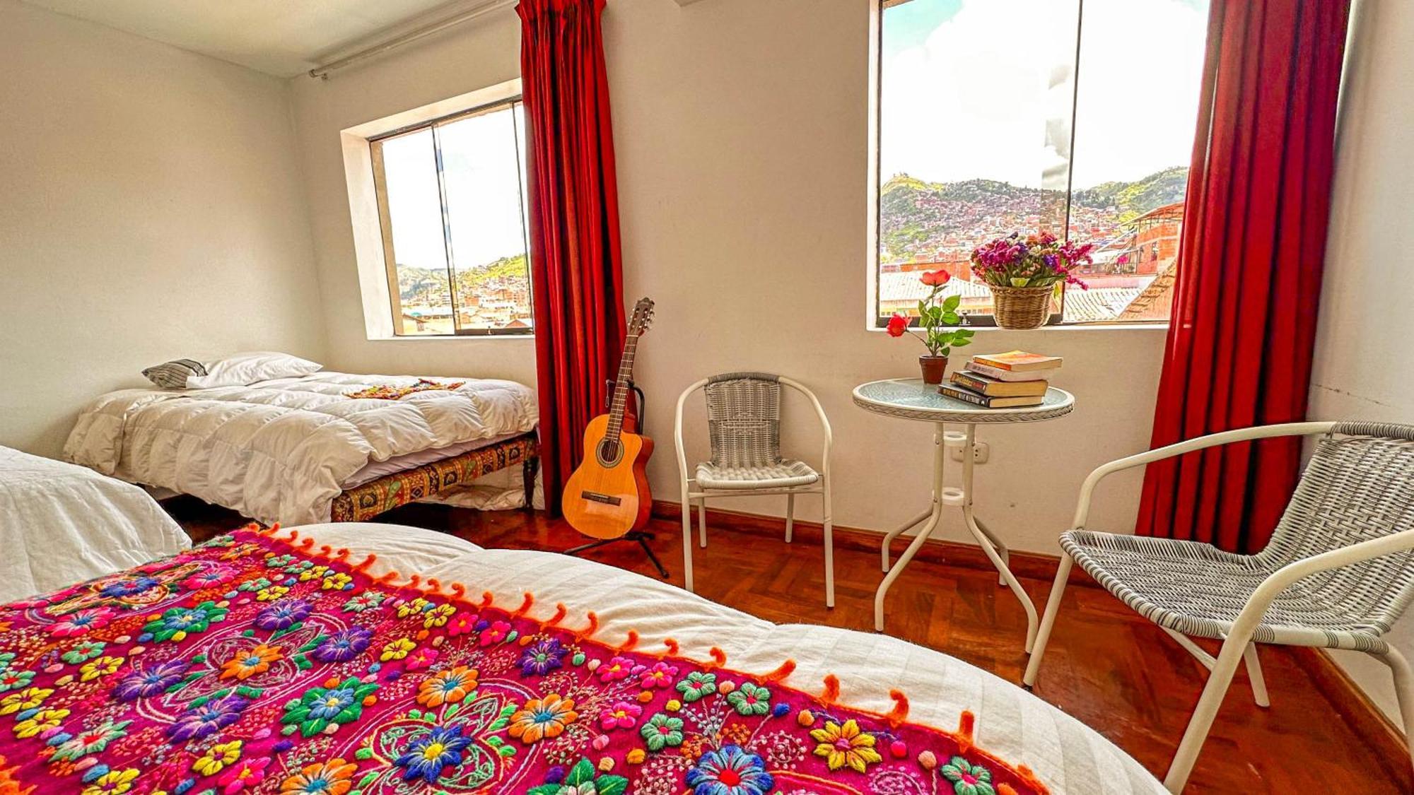 Apart Hotel De Alegria Cusco Bagian luar foto