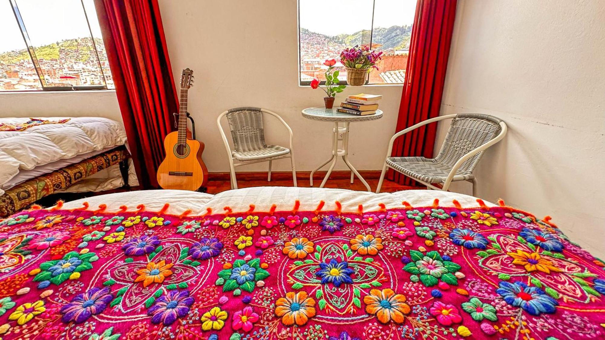 Apart Hotel De Alegria Cusco Bagian luar foto