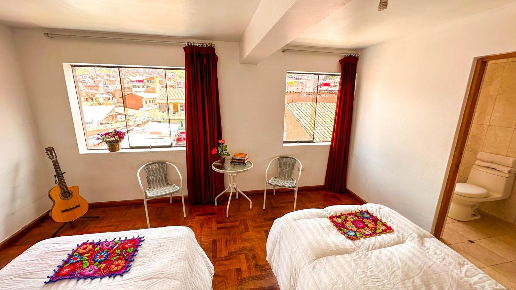 Apart Hotel De Alegria Cusco Bagian luar foto