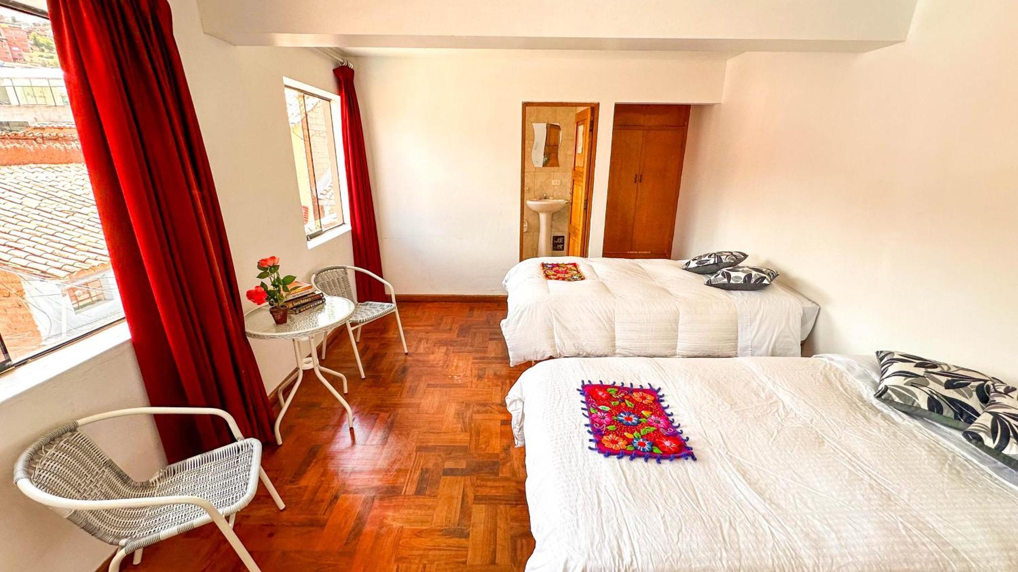 Apart Hotel De Alegria Cusco Bagian luar foto