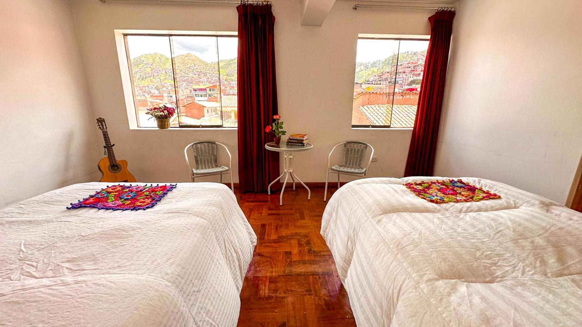 Apart Hotel De Alegria Cusco Bagian luar foto