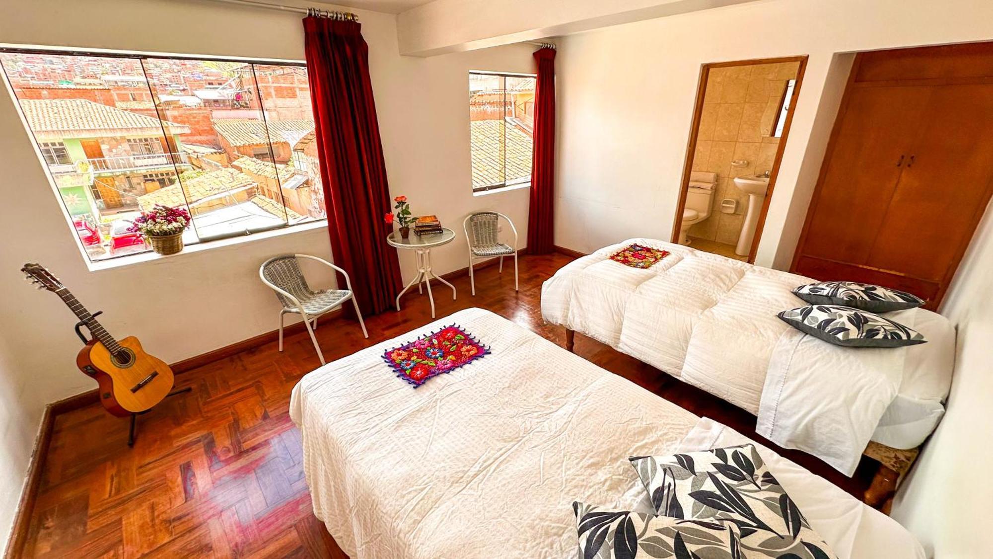 Apart Hotel De Alegria Cusco Bagian luar foto