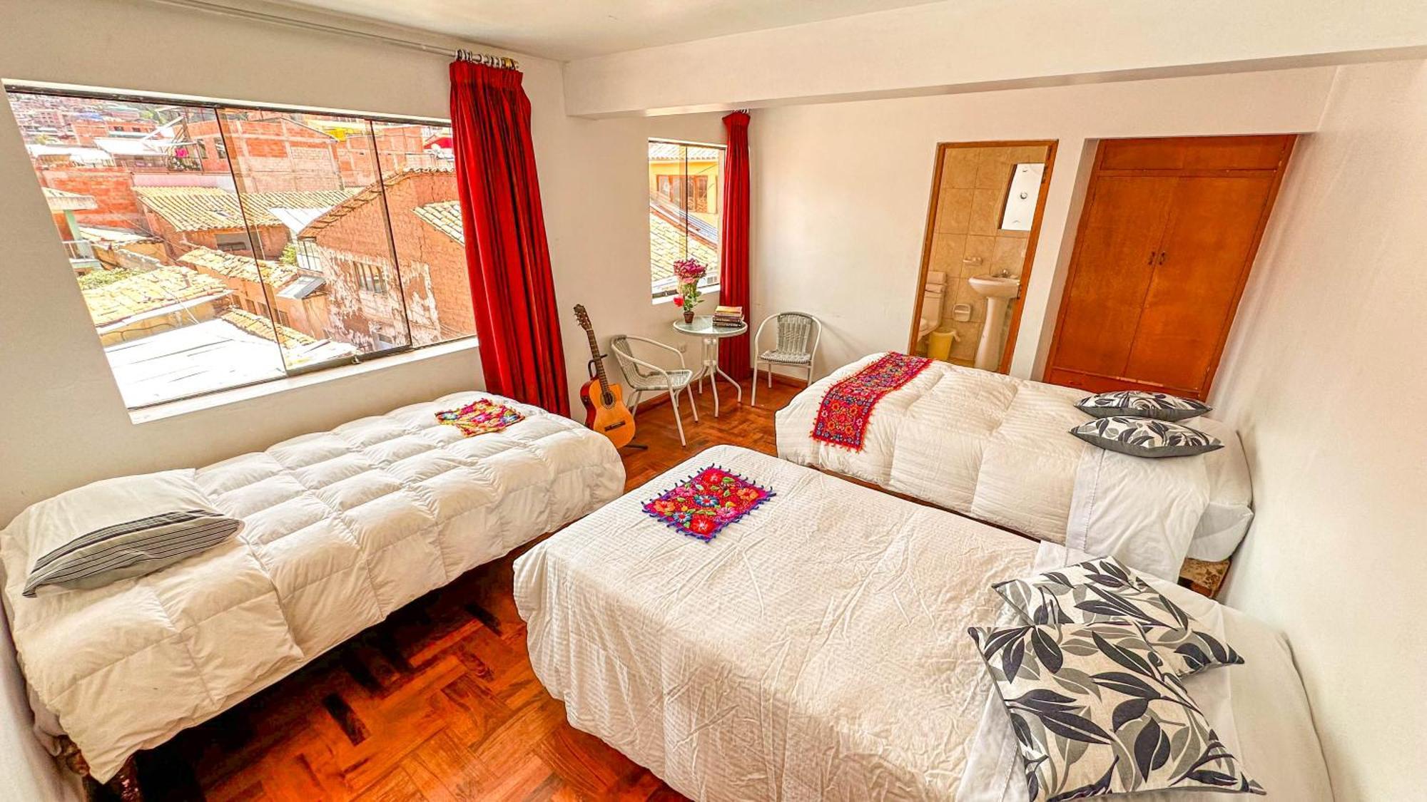 Apart Hotel De Alegria Cusco Bagian luar foto